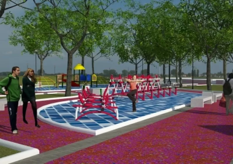 Proyecto Circuito Lineal Urbano Angol - Imagen de Ulloa Ingeniería | Diseño BIM · Servicios de Ingeniería · Construcción 